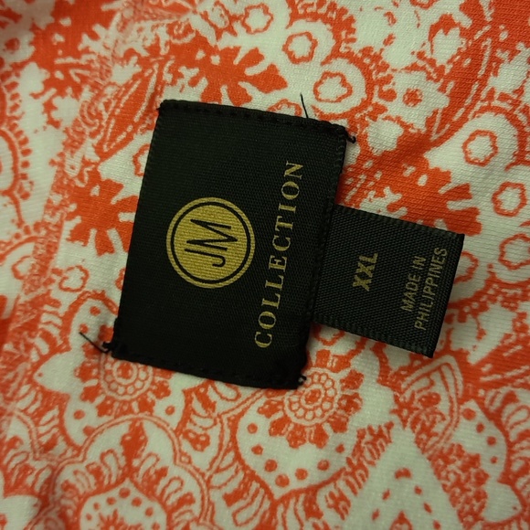 NWT, JM Collection Starfish Combo Cold Shoulder Top - Picture 7 of 10